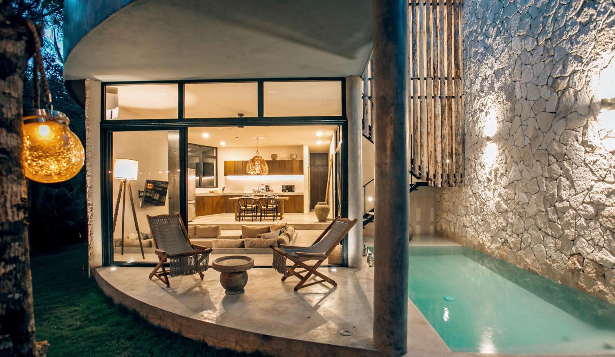 Jungle Boho Villa - Private Pool - Concierge 6B ตูลุม ภายนอก รูปภาพ